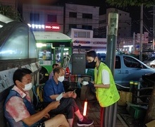 2021년 「고용노동부 홍보물 및 서울시 제공 소독제 배포」