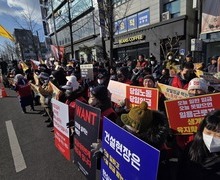 1.21(수) 전주시 김윤덕 장관실앞 집회